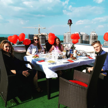 День рождения на крыше в Одессе